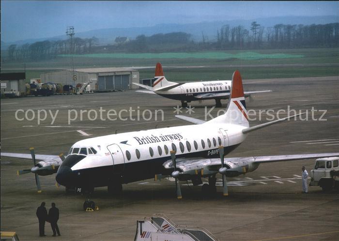 Flugzeuge Zivil British Airways Vicher Viscount VC-814 G-BAPE Cn 341