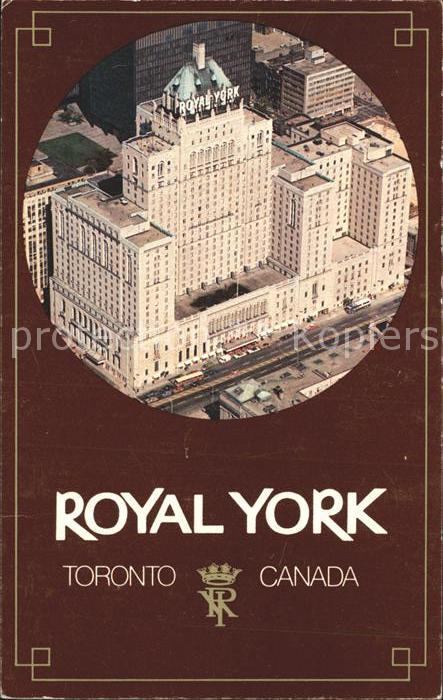 Toronto Canada Royal York Hotel
