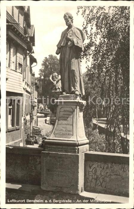 Bensheim Bergstrasse an der Mittelbruecke