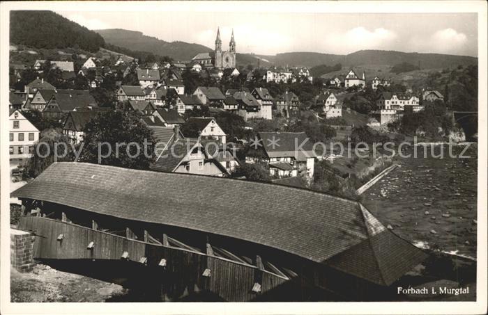 Forbach Baden Holzbruecke