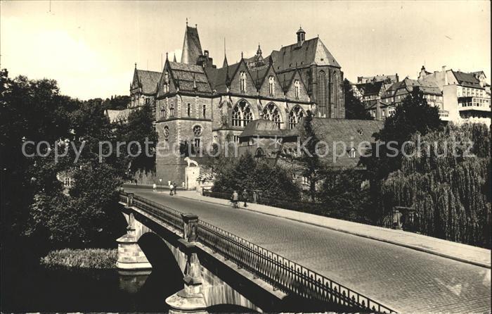 Marburg Lahn Brueckenpartie