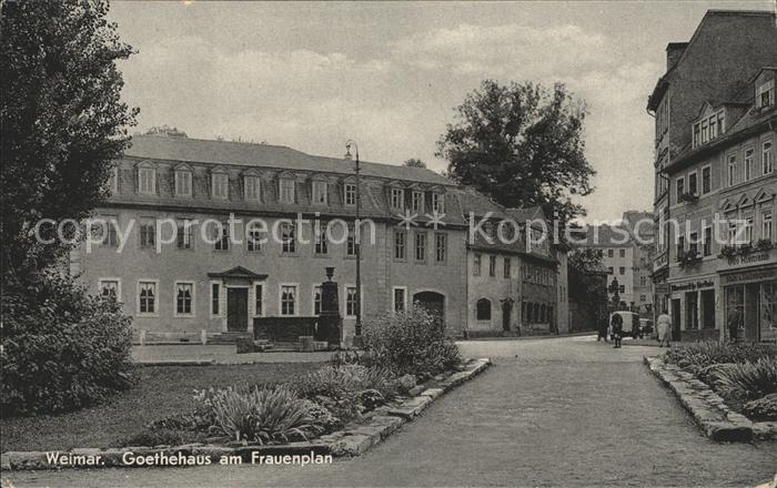 Weimar Thueringen Goethehaus am Frauenplatz