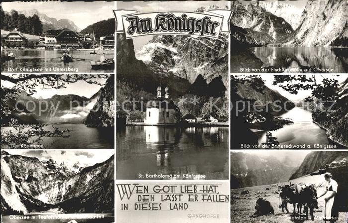 Koenigsee Berchtesgaden Obersee Untersberg