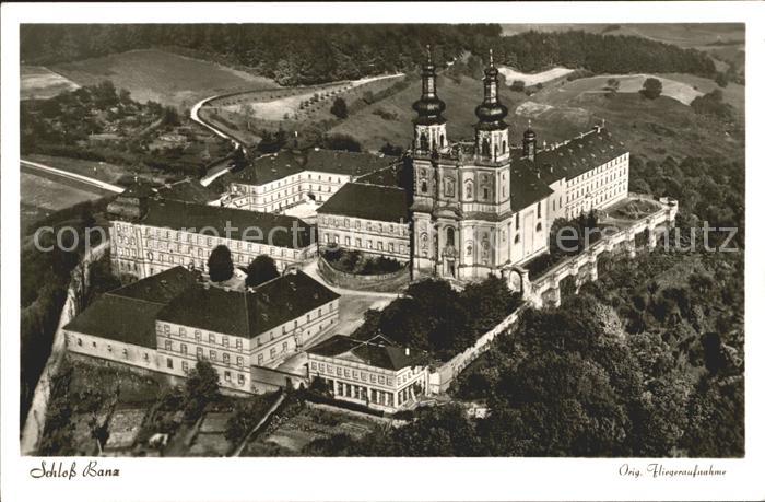 Banz Bad Staffelstein Fliegeraufnahme Schloss