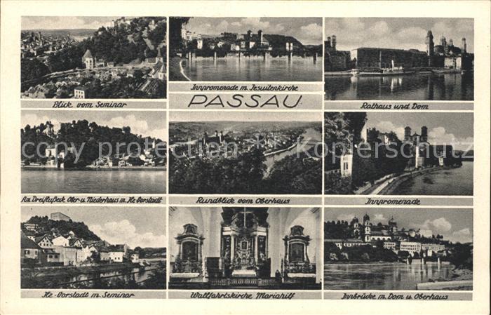 PAssAU Bayern Dom Innpromenade Mariahilf