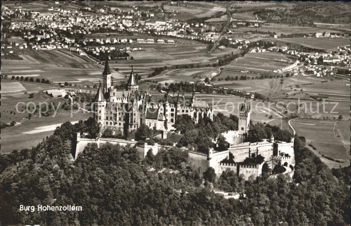 Burg Hohenzollern Fliegeraufnahme