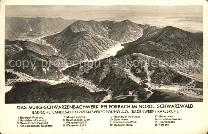 Forbach Baden Murg-Schwarzenbachwerk