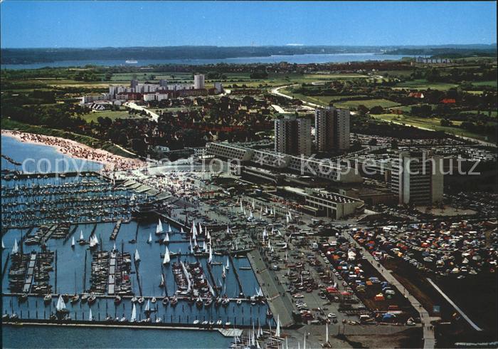 KIEL  CITY Schiksee Hafen Fliegeraufnahme