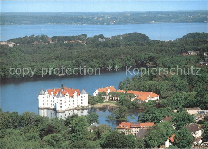 Gluecksburg Ostseebad Fliegeraufnahme mit Schloss