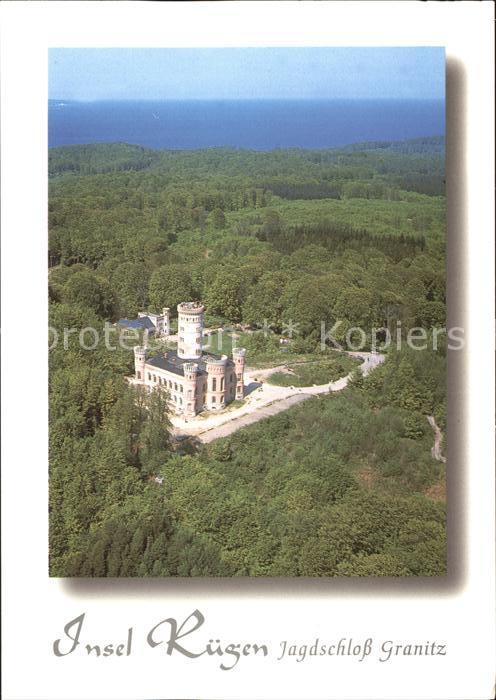 Granitz Ruegen Fliegeraufnahme Jagdschloss