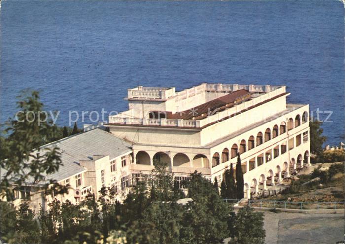 Russland Gebaeude am Meer