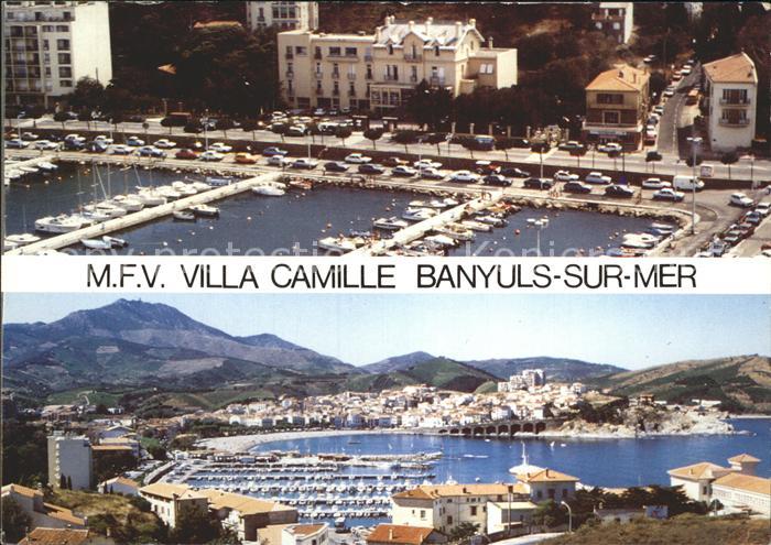 Banyuls-sur-Mer Fliegeraufnahme Hafen