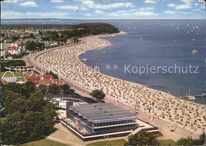 Travemuende Ostseebad Fliegeraufnahme Strand