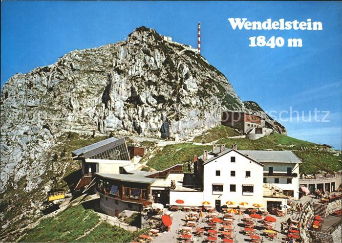 Wendelsteinhaus mit Gipfel und Bergstation