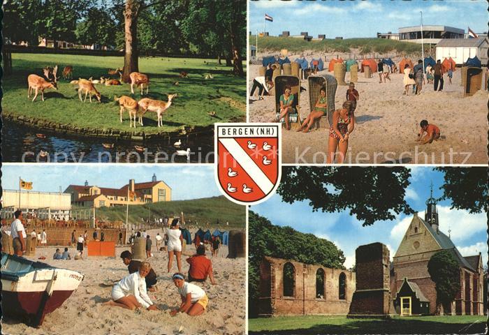 Bergen Nordholland Strand Kirche Wild