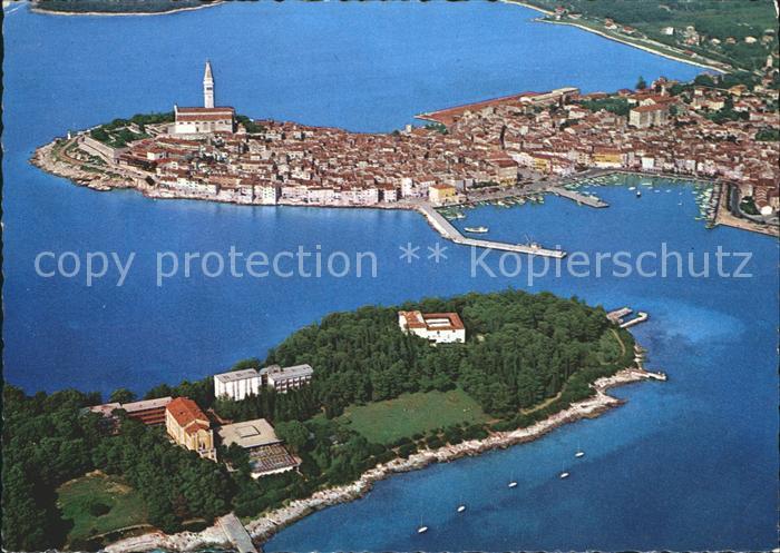 Rovinj Istrien Fliegeraufnahme