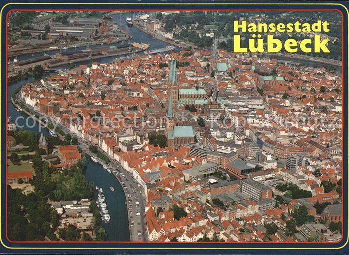 LueBECK CITY Fliegeraufnahme