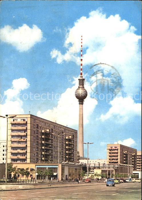 BERLIN CITY Karl-Marx-Alle mit Fersehturm