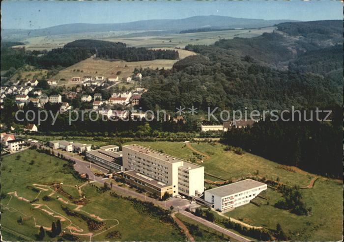 Bad Schwalbach Fliegeraufnahme Kurklinik