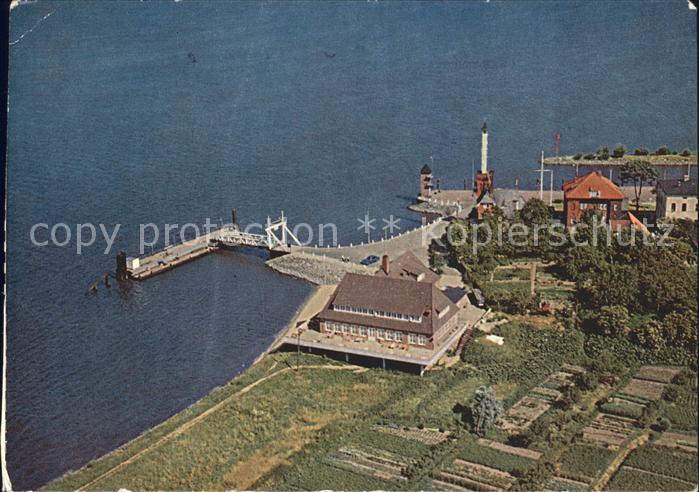 Stadersand Fliegeraufnahme Restaurant Elbkate