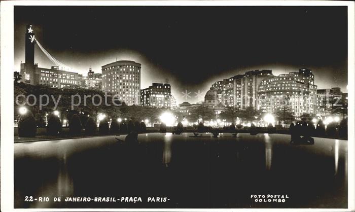 Rio de Janeiro Skyline bei Nacht