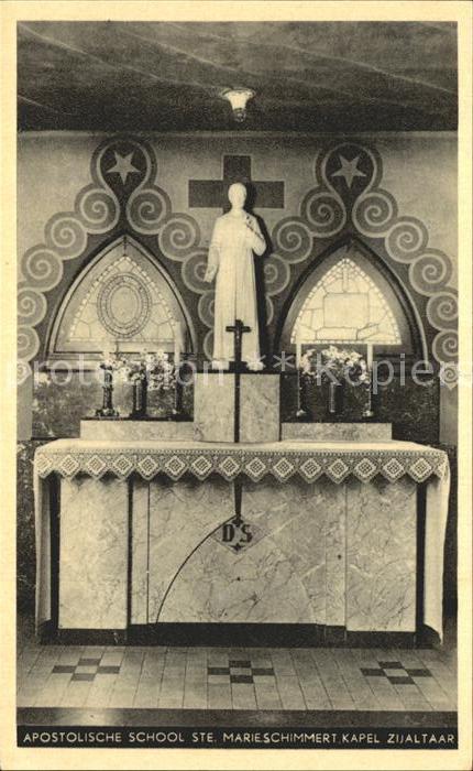 Schimmert Apostolische School Ste Marie Kapel Zijaltaar