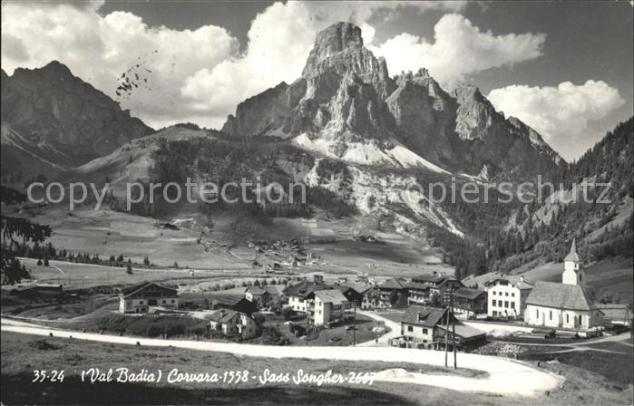 Corvara Pustertal Suedtirol Val Badia Sass Songher