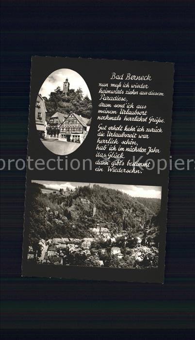 Bad Berneck Burg Totalansicht