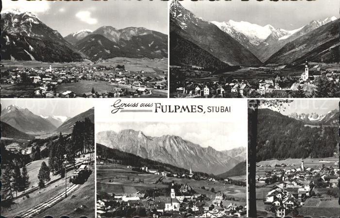 Fulpmes Tirol Totalansicht Bahn Panorama