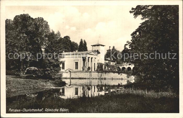 Potsdam Schloss Charlottenhof Roemische Baeder