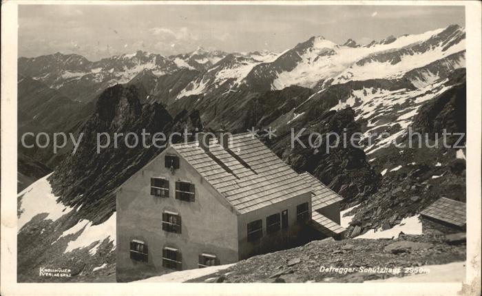 Virgen Defregger Schutzhaus Alpen Hohe Tauern