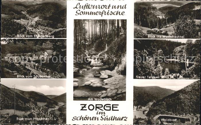Zorge Panorama Staufenberg Taubental Pferdchen Wolfsbachtal Teich Waldbad Wolfsb