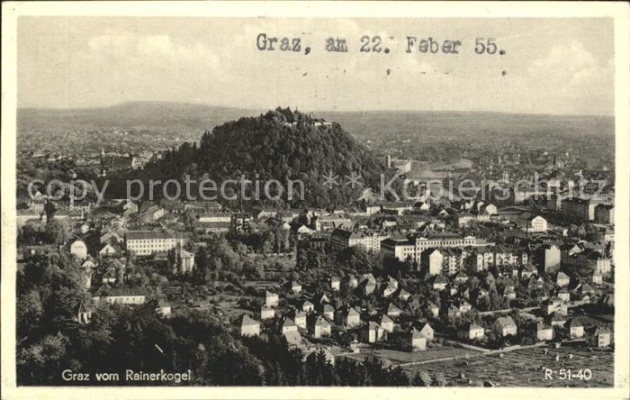 Graz Steiermark Panorama Blick vom Rainerkogel
