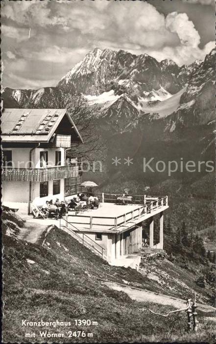 Kranzberghaus mit Woerner Karwendelgebirge