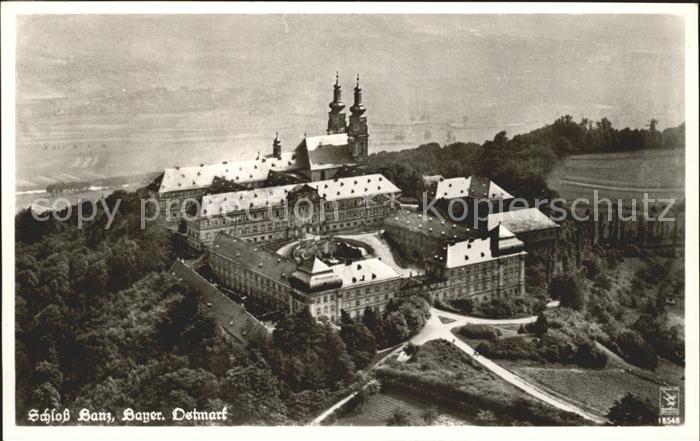 Bad Staffelstein Schloss Banz Bayer. Ostmark Fliegeraufnahme