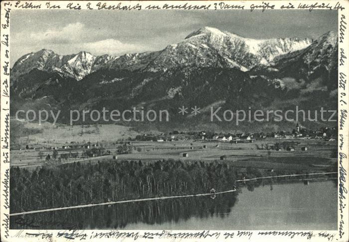 Murnau Staffelsee Panorama Herzogstand Bayerische Voralpen
