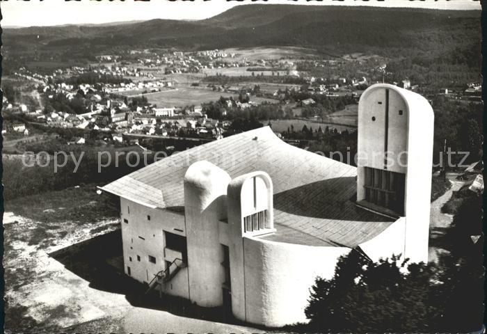 Ronchamp Haute Saone Chapelle Notre Dame du Haut Architecte La Corbusier