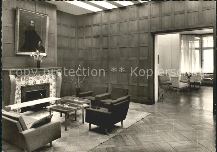 Wannsee Aufenthaltsraum Haus am Kleinen Wannsee Erholungsheim der Deutschen Post