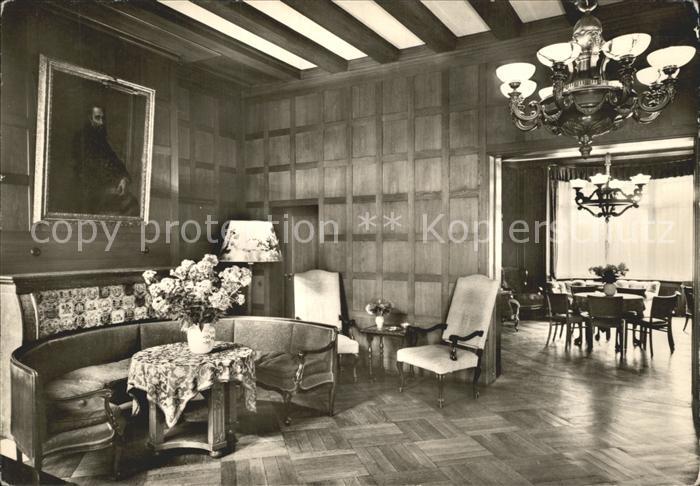 Wannsee Aufenthaltsraum Haus am Kleinen Wannsee Erholungsheim der Deutschen Post