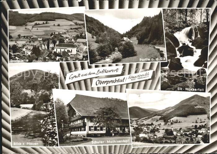 Oberprechtal Dorfpartie Elz Wasserfall Mathisenhof Plauen Gasthaus Pension Roess