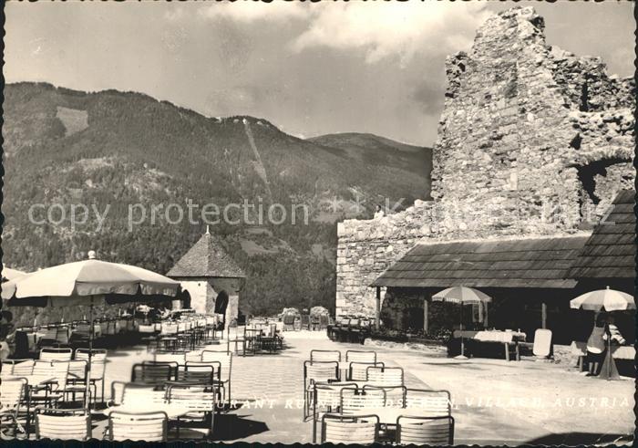 Villach Kaernten Cafe Restaurant Ruine Landskron
