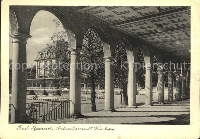 Bad Pyrmont Arkaden mit Kurhaus
