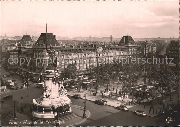 Paris Place de la Republique Monument