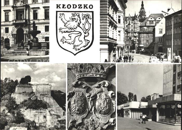 Klodzko Fragment miasta i twierdza z XVII XVIII w