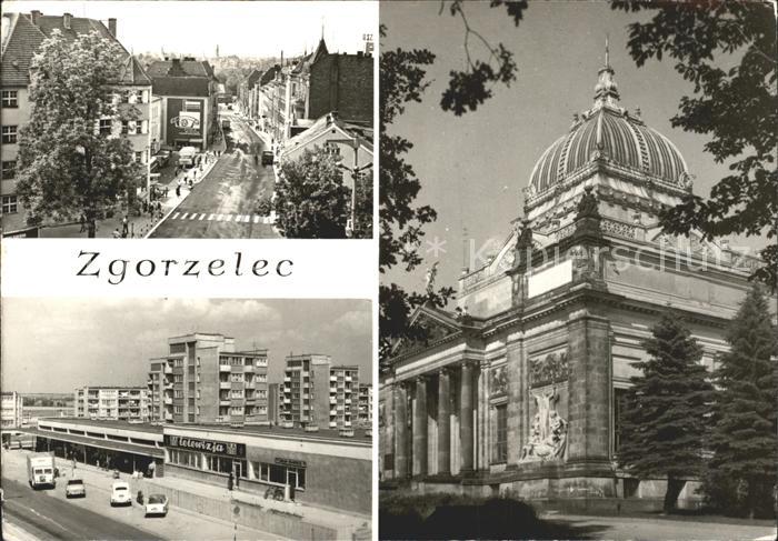 Zgorzelec Ulica Feliksa Dzierzynskiego Osiedle mieszkaniowe Dom Kultury