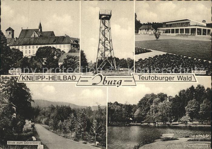 Iburg Teutoburger Wald Schloss Hermannsturm Kurhaus Charlottensee Doerenberg
