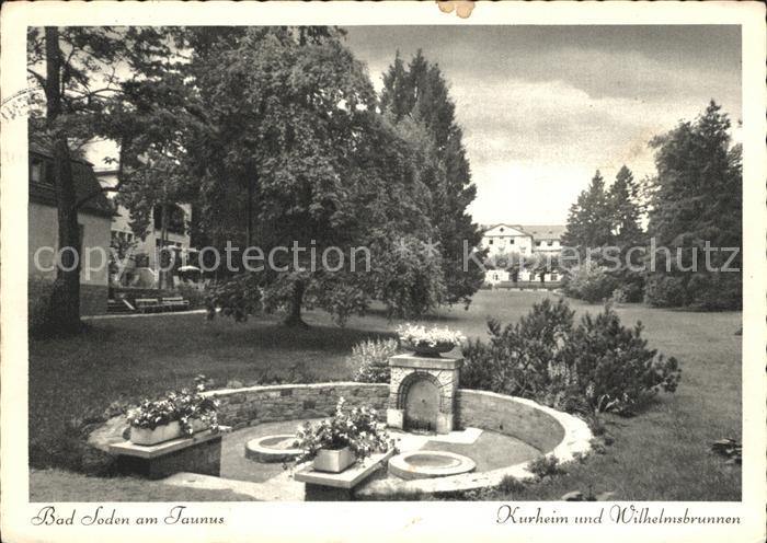 Bad Soden Taunus Kurheim Wilhelmsbrunnen