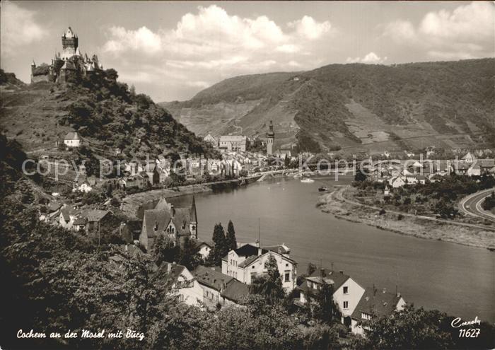 Cochem Mosel Panorama mit Burg