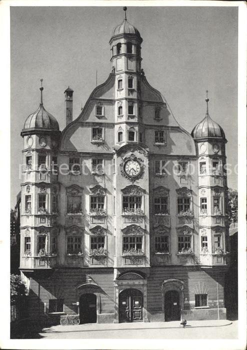 Memmingen Bayern Rathaus aus Bildkalender Sonnige Heimat