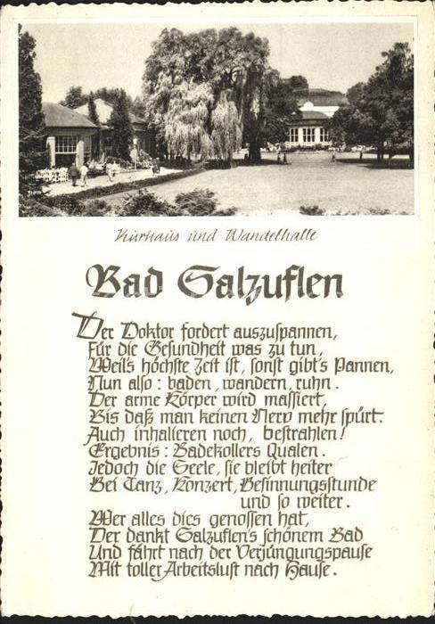 Bad Salzuflen Kurhaus Wandelhalle Kupfertiefdruck